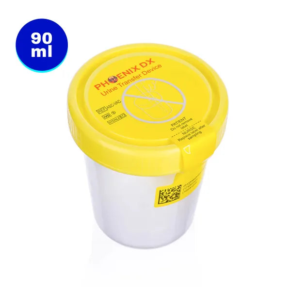 90 mL Vacutainer Cup with Temperature Strip - EXPIRY: JUNE 2026